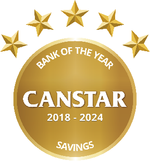 Heartland Bank 2018 - 2022 Canstar Savings Bank Award