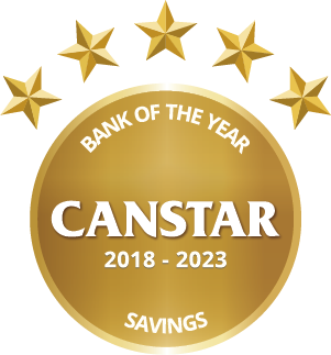 Heartland Bank 2018 - 2022 Canstar Savings Bank Award