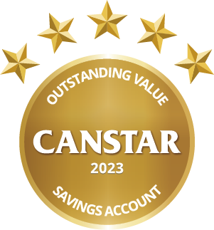 Heartland Bank 2018 - 2021 Canstar Savings Account Outstanding Value award