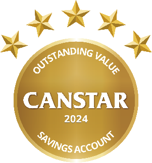 Heartland Bank 2018 - 2022 Canstar Savings Account Outstanding Value award